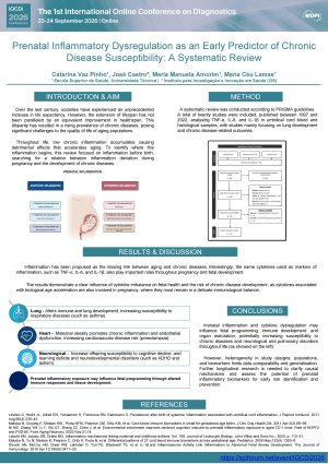 Poster - Prenatal Inflammatory Dysregulation as an Early Predictor of Chronic Disease Susceptibility A Systematic Review.pdf